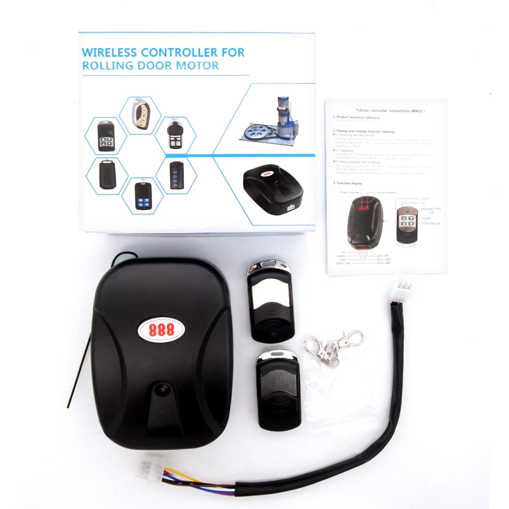 433Mhz Universal Remote Control Switch Mini RF Controller For The Garage Door Gate External Chain Motor Smart Home Assistant