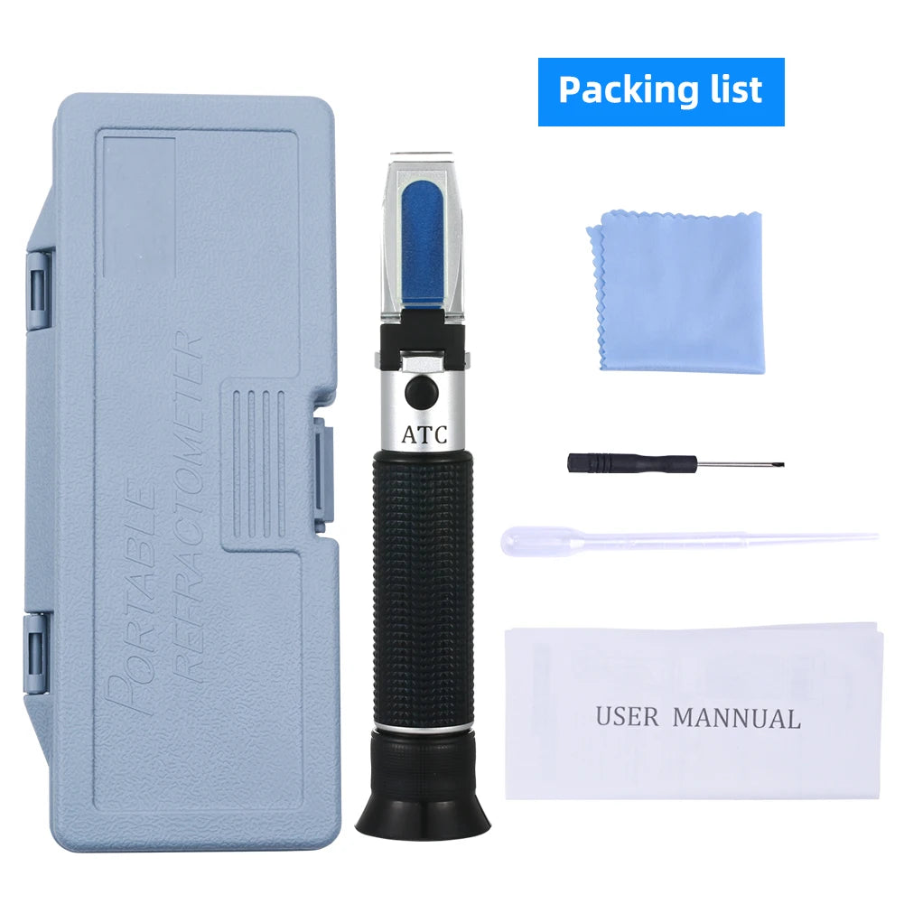 Animal Pet Refractometer Dogs Cats Urine Specific Gravity Clinical Serum Plasma Protein Hemoglobin Tester Veterinarians Tools