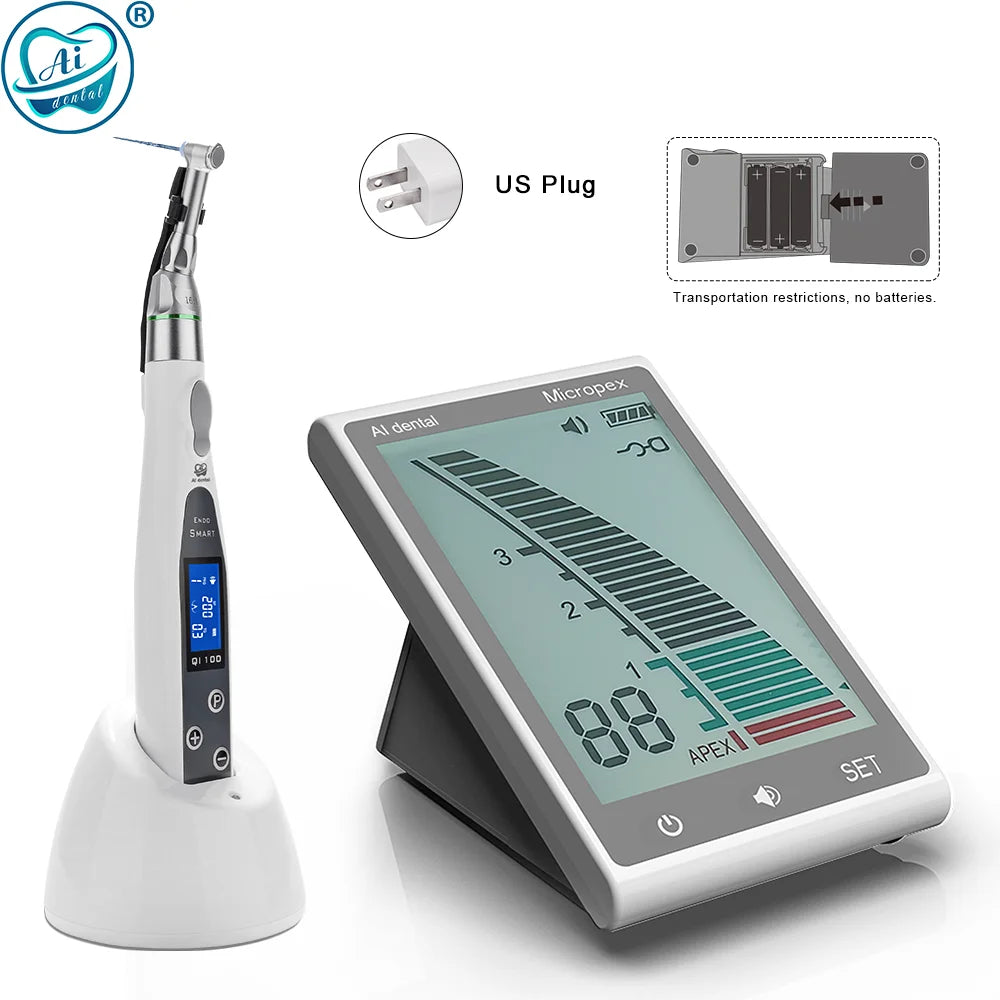 AI-Endo 16:1 Wireless Dental LED Endo Motor Apex Locator Root Canal Therapy Fit Niti Files Endodontics Instruments Basic Version