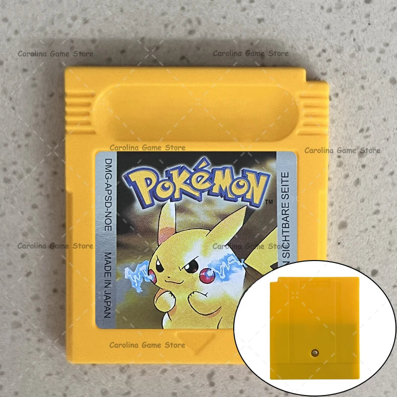 GBC Video Game Cartridge Console Card Pokemon Blue/Crystal/Green/Gold/Red/Silver/Yellow High Quality with Multi-language