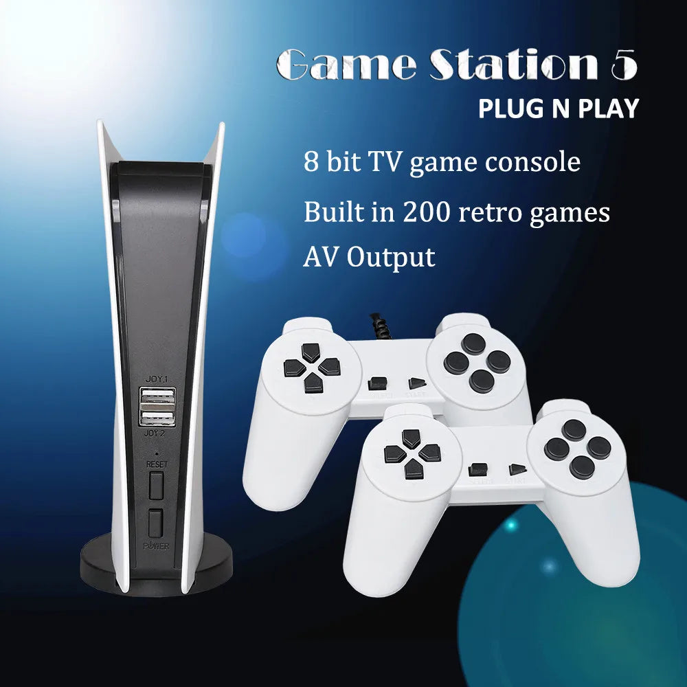 Game Station 5 Video Game Console With 200 Classic Games 8 Bit GS5 TV Consola Retro USB Wired Handheld Game Player AV Output