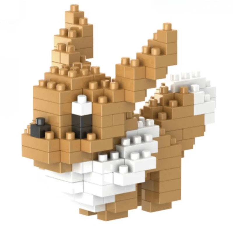 Pokemon Small Simple Building Blocks Pikachu anime figure Action Toys Graphics Diamond Mini Model Pocket Monster Collect Gift