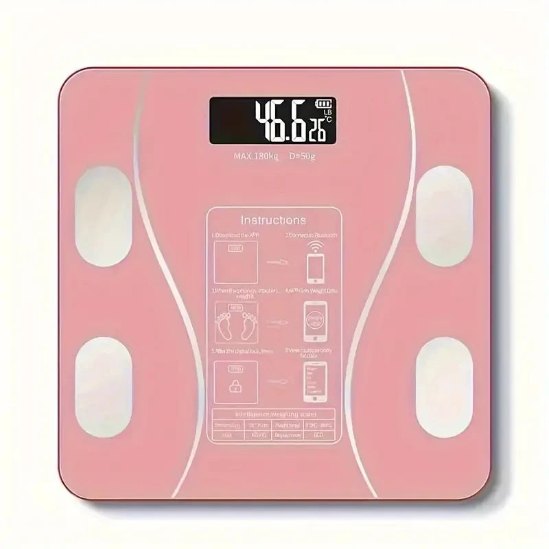 1pc Body fat scale, intelligent wireless digital bathroom weight scale, body composition analyzer weight scale