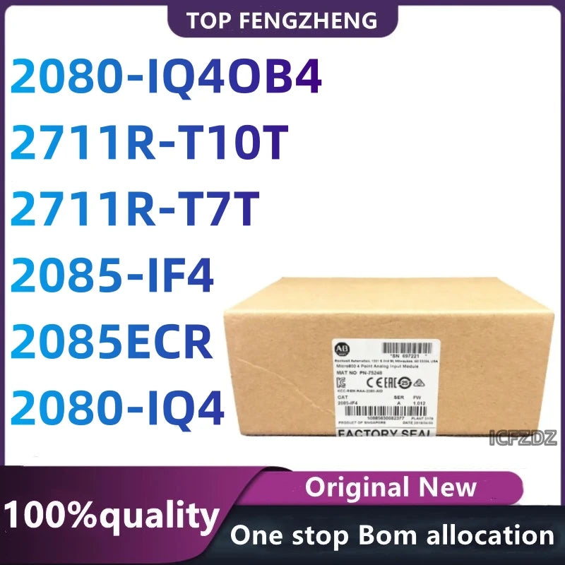 100%New box original 2711R-T7T 2085-IF4 2085ECR 2080-IQ4 2711R-T10T 2080-IQ4OB4