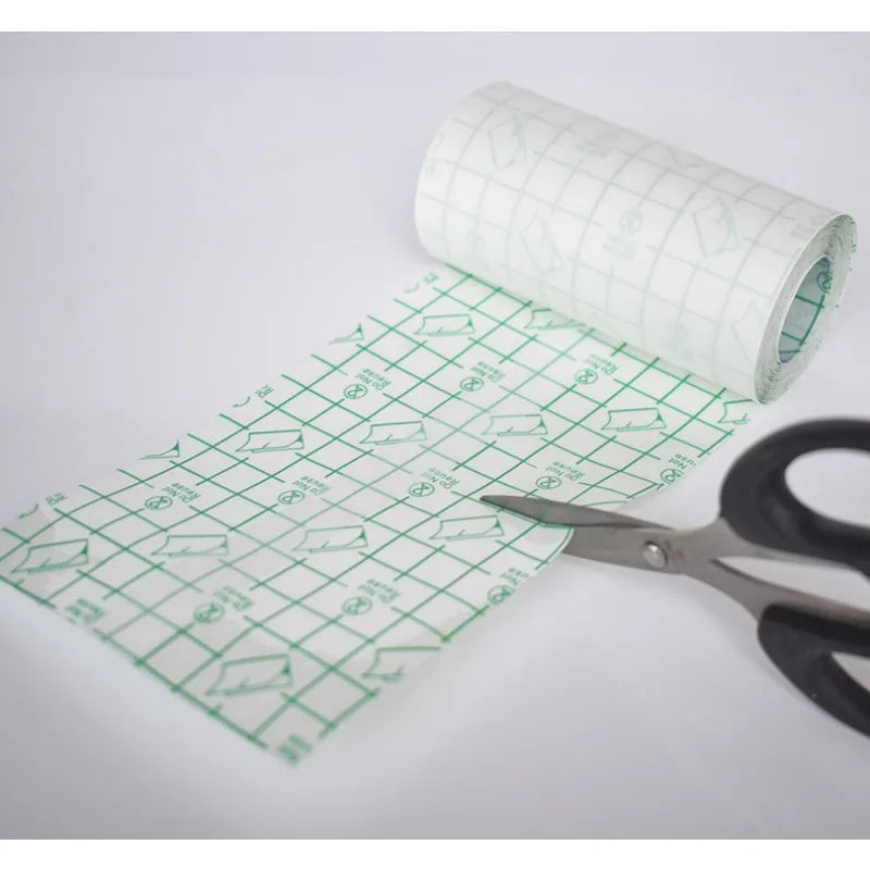 1 Roll Transparent Tape PU Film Adhesive Plaster Waterproof Anti-allergic Wound Dressing Fixation Tape Medical Accessories