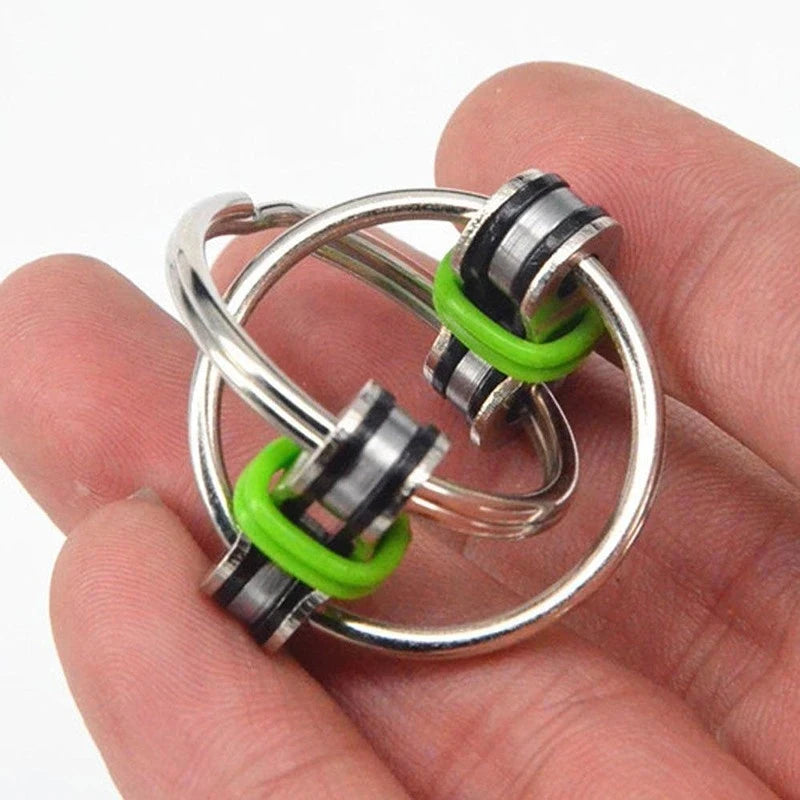 Flippy Bike Chain Fidget ADHD Stress Relief Toy Anxiety Reliever Adult Children Decompression Juguetes Sensorial Autismo