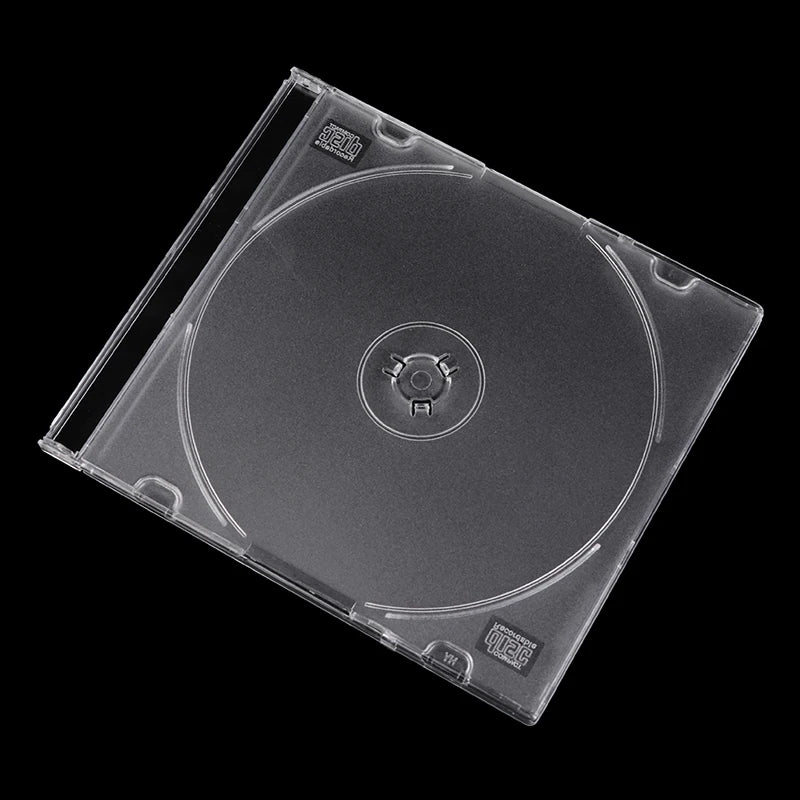 1Pcs CD Storage Case Transparent Stand Acrylic Holders For CDs DVD Storage Holder Transparent
