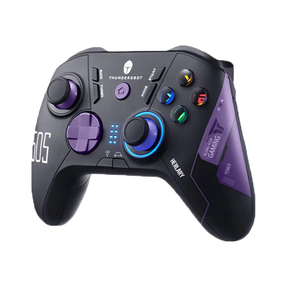 THUNDEROBOT G50S Wireless Gamepad 1000Hz Return Rate Three Mode Gaming Controller with Hall Trigger for PC/Nintendo Switch/Phone