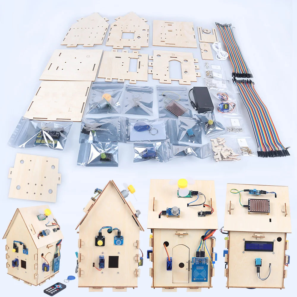 Tscinbuny Smart Home Kit for Arduino Complete Automation Kit Programming Project DIY Electronics Learning Profesional Kit