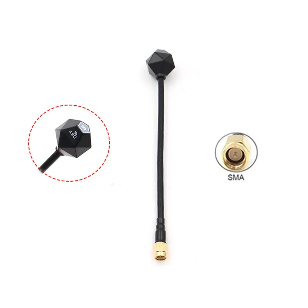 4.9G-5.8G-6G Multi Frequency Diamond Antenna 3dbi Gain SMA/RP-SMA Interface RHCP For RC Model FPV Long-Distance VTX Racing Drone