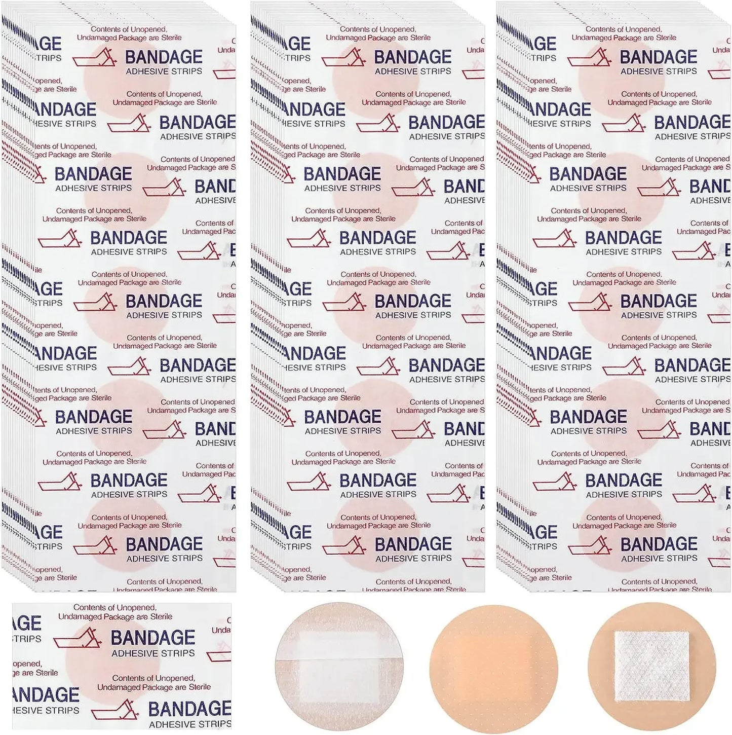 100 Pcs First Aid Waterproof Wound Plaster Medical Anti-Bacteria Band Aid For Home Travel First Aid Kit Emergency Kits