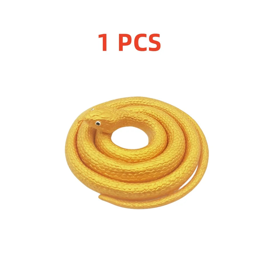 Fun Toy Snake simulation of soft rubber toys Artificial Snake Realistic Appearance Props Simulation False Snake Scary Toy