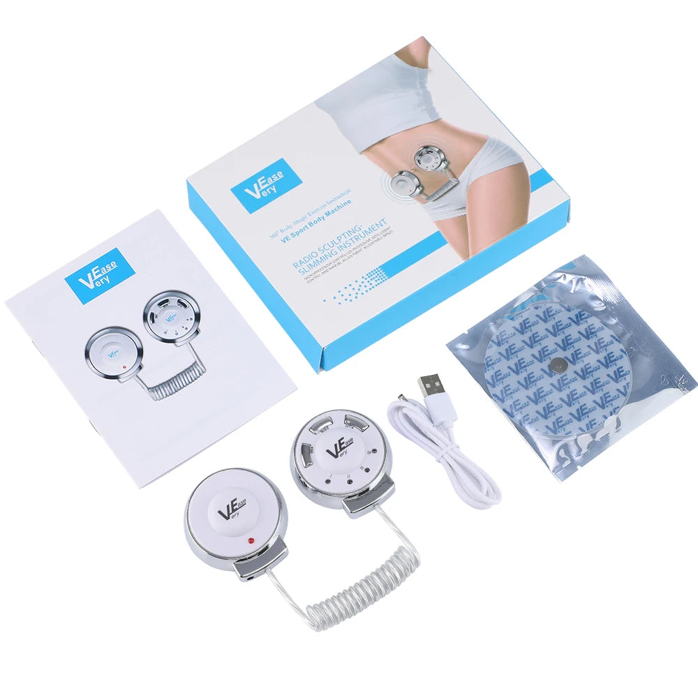 VE Sport Body Liposuction Machine Belly Arm Leg Fat Burning Body Shaping Slimming Massage Fitness Anti Cellulite Weight Loss Pad