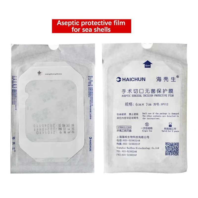 100Pcs/box Adhesive Patches Post Surgical Shower Or IV Shield Tattoo 6X7/10x12cm Transparent Film Dressing Wound Bandage
