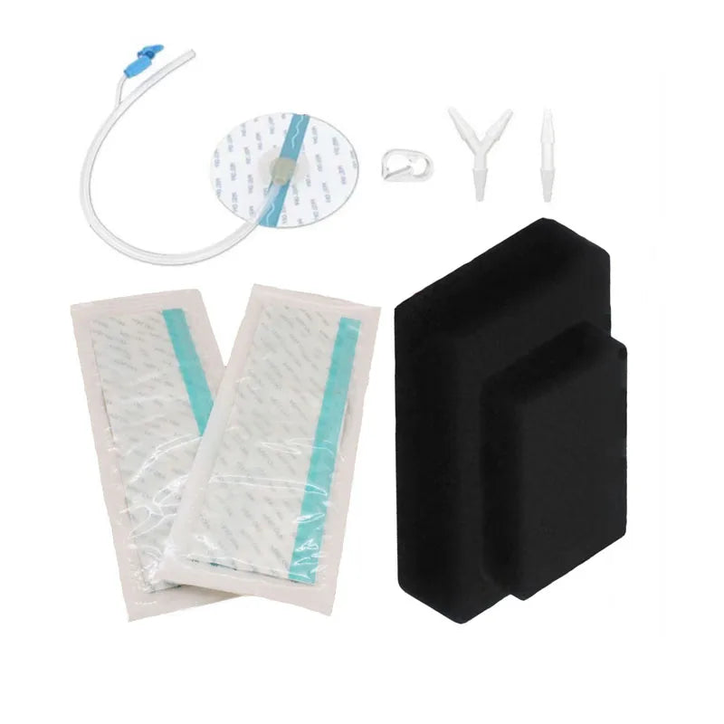negative pressure wound therapy system for wound therapy NPWT vacuum wound suction pump NPWT dressing kit disposable canister