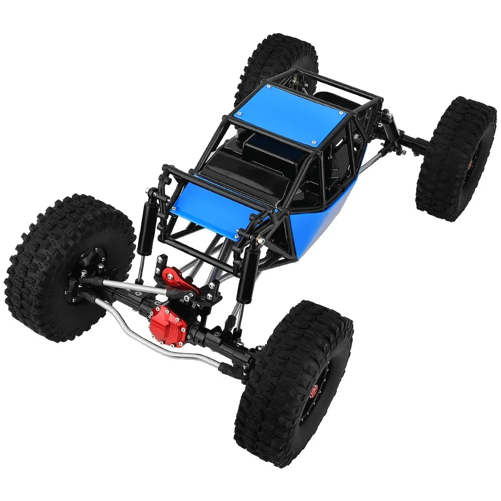 Metal 1/10 RC Simulation Climbing Crawler Frame DIY With SCX10 II 90046 Straight Axles Upgrade Car Kit Parts With Plastic Cage