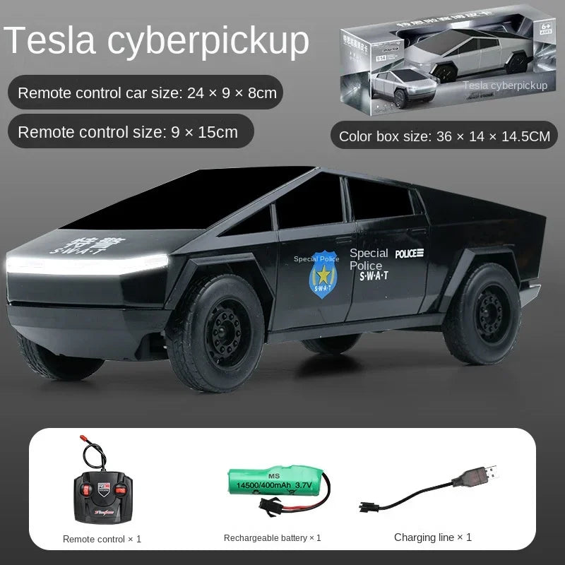 Explosive Cyberpickup electric cool remote control car Tesla remote control children's toys wholesale stall large birthday gift