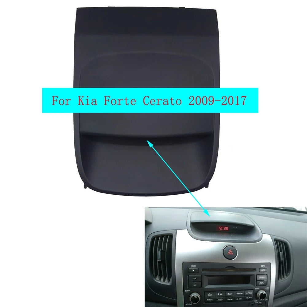 Electronic clock trim panel CD frame upper trim panel For Kia Forte Cerato 2009-2017 middle cover Interior Accessories