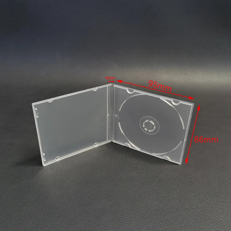 1PC 8CM ReadStar Transparent PP Ultrathin Standard DVD Case 3Inch CD Package Portable CD Storage Box
