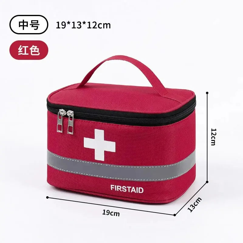 Medicine Storage Bag Portable Outdoor Rescue Bag for First Aid Household Children's Large Capacity Medical Kit Storage Organizer