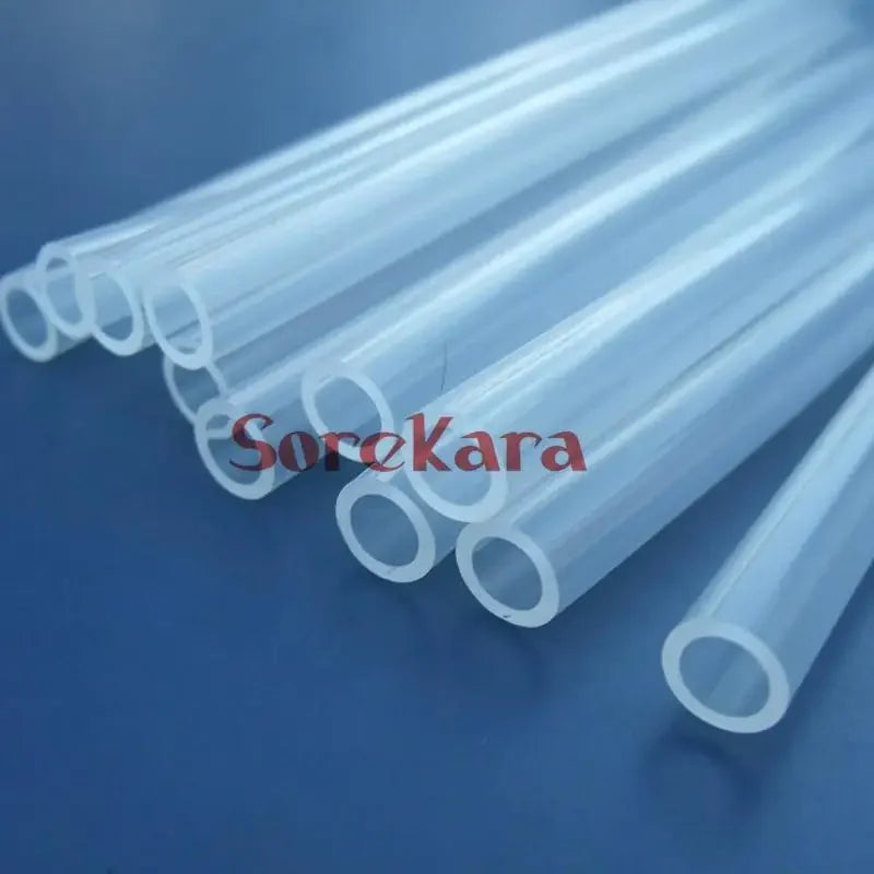 2x4mm 3x5mm 4x6mm 5x7mm 6x9mm 8x10mm 8x12mm 10x14mm 12x16mm Translucent Silicone Tubing Food Grade Rubber Tube Hose Medical
