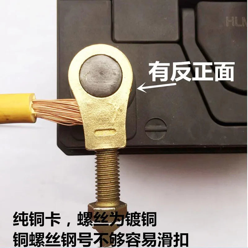 Battery Clip New Battery Car Battery Clip Pure Copper with Thick Pile Head Joint Connecting The Battery