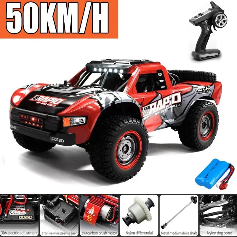 JJRC Q130 1:16 70KM/H 4WD RC Car with Light Brushless Motor Remote Control Cars High Speed Drift Monster Truck Adults Kids Toys