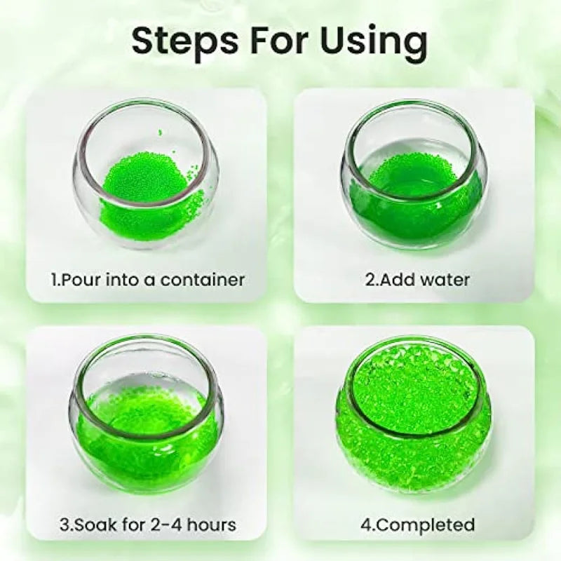 Water Balls Beads Refill Ammo Gel Blaster Ammo Splatter Ball Orbeez Gun Water Bullets Beads for Gel Ball Blaster Xmas Kids Gifts