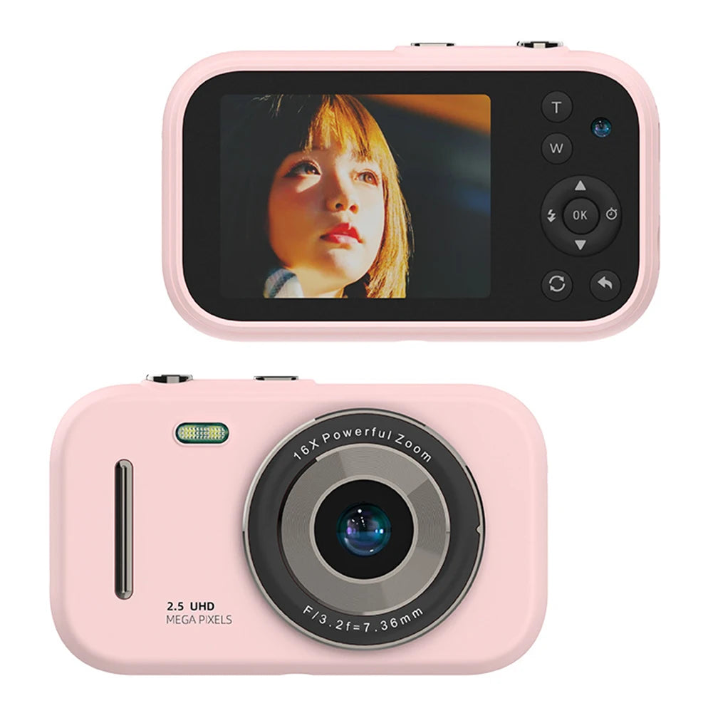 Digital Camera 48MP 1080P Point and Shoot Camera 2.8inch IPS Screen Mini Digital Camera Boys and Girls Christmas Birthday Gift