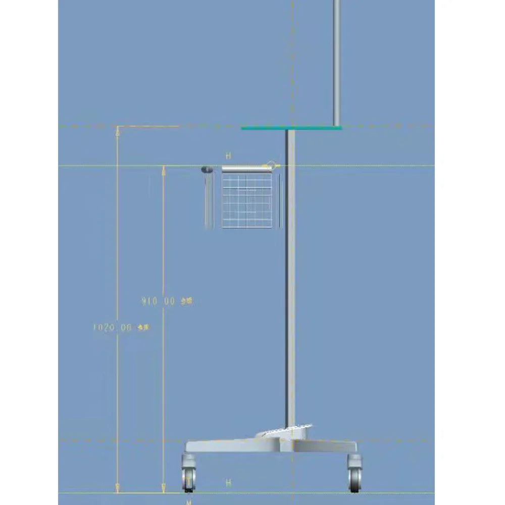 MEDICAL Furniture IV Pole Stand Hook Height Adjustable Drip Stand