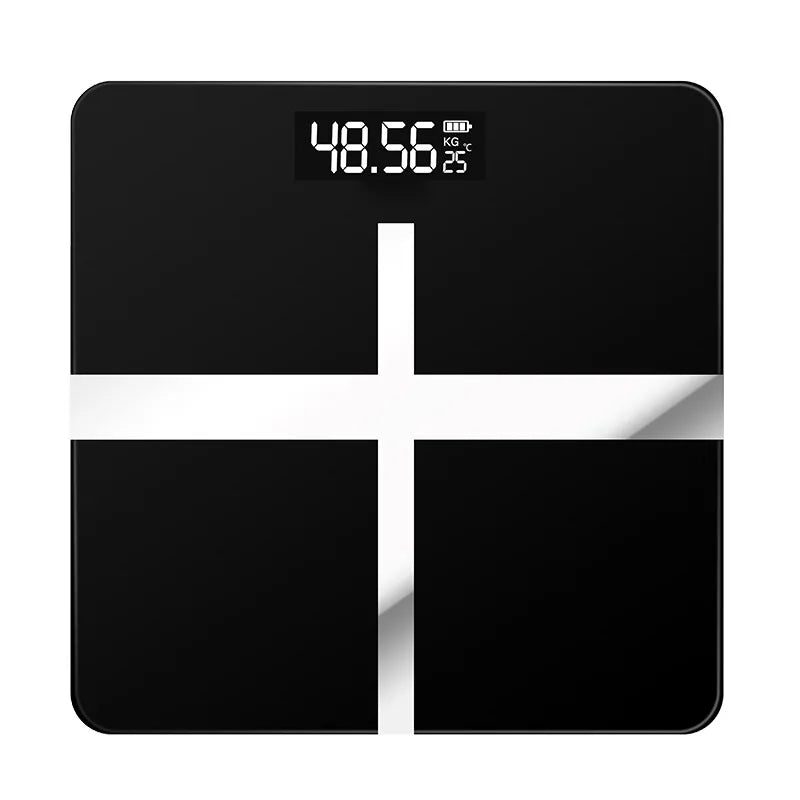 LCD Display Body Weighing Digital Health Weight Scale Bathroom Floor Electronic Body Floor Scales Glass Smart Scales Battery