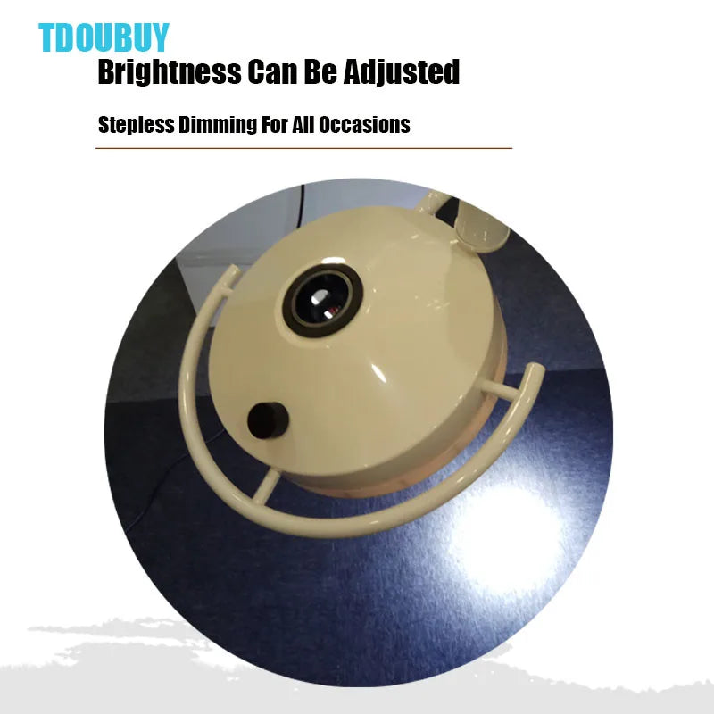 TDOUBUY LED Ceiling Surgical Exam Light Shadowless Lamp Pet Surgery Dental Department 72W Super Brightness (90V-240V) 800mm