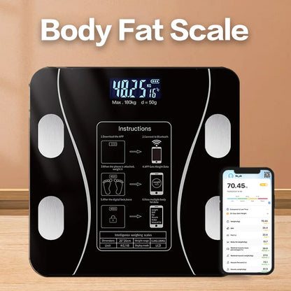 Bluetooth Scale Body Weight Smart Scale Digital Body Fat BMI Bathroom Scale Elis 1 Body Composition Monitor Health Analyzer