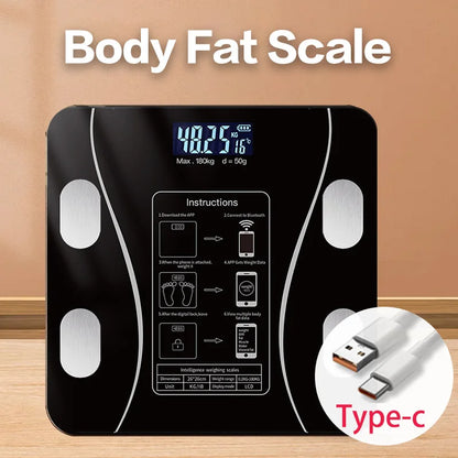 Bluetooth Scale Body Weight Smart Scale Digital Body Fat BMI Bathroom Scale Elis 1 Body Composition Monitor Health Analyzer