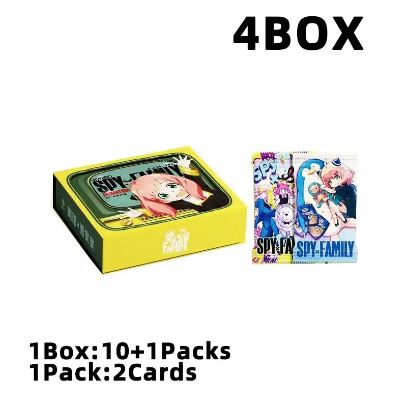 Wholesales SPY FAMILY Collection Cards Booster Box WIT STUDIO Cute Ania Rare Anime Girls Trading Cards