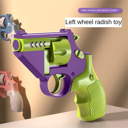 Do Not Fire Toy Guns Unzip Unique Design Toy Revolver Carrot Toy Boy Toys For Rotation Outdoor Toys Carrot Toy Mini Novelty Toys