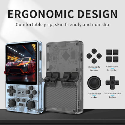 NEW POWKIDDY RGB20SX Handheld Game Console 720*720 4 Inch IPS Screen Built-in WIFI Retro Gaming Opending Linux Children's Gifts