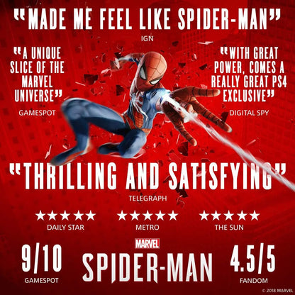 Marvel's SpiderMan Game Of The Year Edition PS4 Spiderman PS4 Playstation Game Blueray Disc