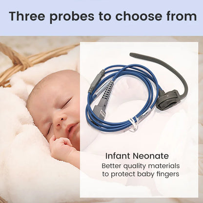 Handheld Finger Pulse Oximeter Portable Fingertip Blood Oxygen Saturation Meter SPO2 PR Heart Rate Monitor Oxymetre Oximetro