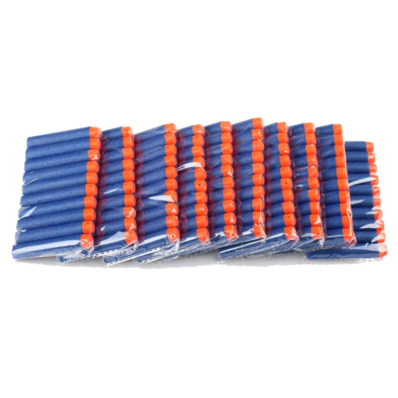 Refill Darts Bullets for Nerf N-strike Elite Series Blasters Children Toy Gun Blue Soft Bullet Foam Guns Accessories Fake Gun