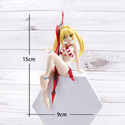 New 3 style Sexy Bikini Girl Yuuki Asuna Action Figure Anime Collection Peripherals Doll Cute Model Toys  Car Ornaments