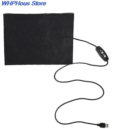 19 SIZE Carbon Fiber Heating Pad Mat Hand Feet Warmer USB Heating Film Electric Winter Infrared Fever Heat Mat Electric Warmer