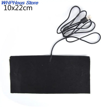19 SIZE Carbon Fiber Heating Pad Mat Hand Feet Warmer USB Heating Film Electric Winter Infrared Fever Heat Mat Electric Warmer