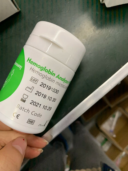 50pc Hemoglobin Test Strips for POCT Hemoglobin Meter For Medical Equipment