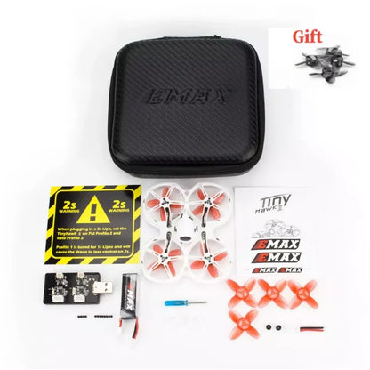 EMAX Official Tinyhawk II Indoor FPV Racing Drone RC Toy Quadcopter 16000KV RunCam Nano2 700TVL 37CH 25-100-200mW VTX 1S-2S BNF