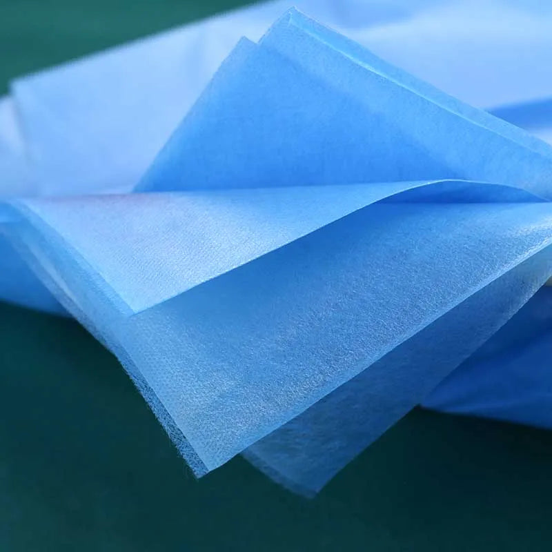 50pcs Disposable Surgical Drapes Hole Cover Non-woven Sterile Hole Sheet Blue Surgical Towel Individually Package