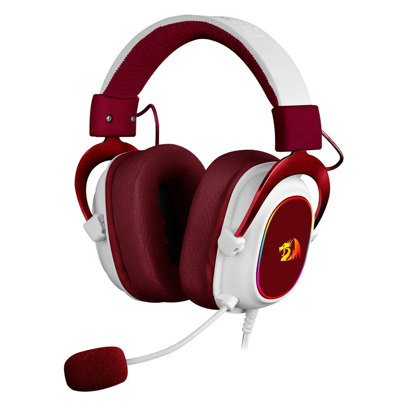 Redragon H510-RGB Zeus X Gaming Headphone Microphone Noise Cancelling 7.1 USB Surround Computer Headset Earphones EQ Controller
