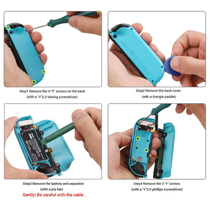 Replacement Joycon Joystick Thumb Stick Repair Kit for Nintendo Switch 3D Joystick Analog Sticks NS Lite Controller Repair Tool