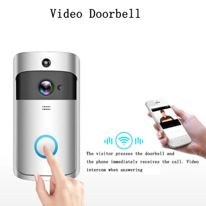 EKEN V5 Smart WIFI Wireless Video Doorbell 720P Remote PIR monitor intercom doorbell Apartment IR Alarm Wireless Security Camera