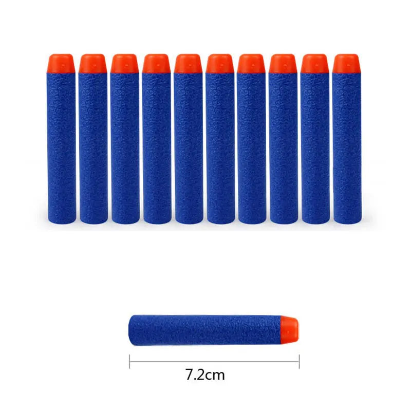 Refill Darts Bullets for Nerf N-strike Elite Series Blasters Children Toy Gun Blue Soft Bullet Foam Guns Accessories Fake Gun